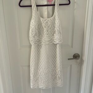 Little White dress! Lilly Pulitzer! Gently loved